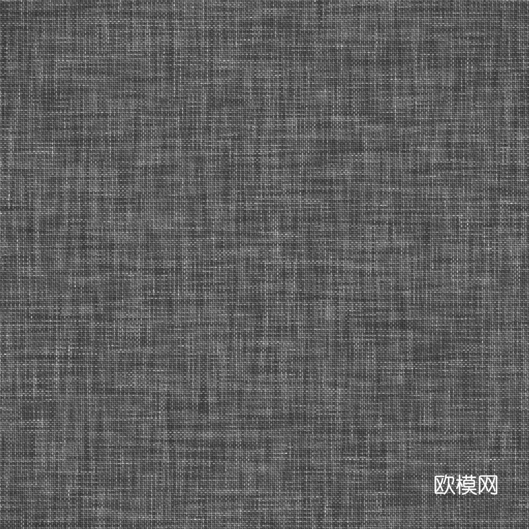 无缝蓝色布纹布料PBR贴图 2k