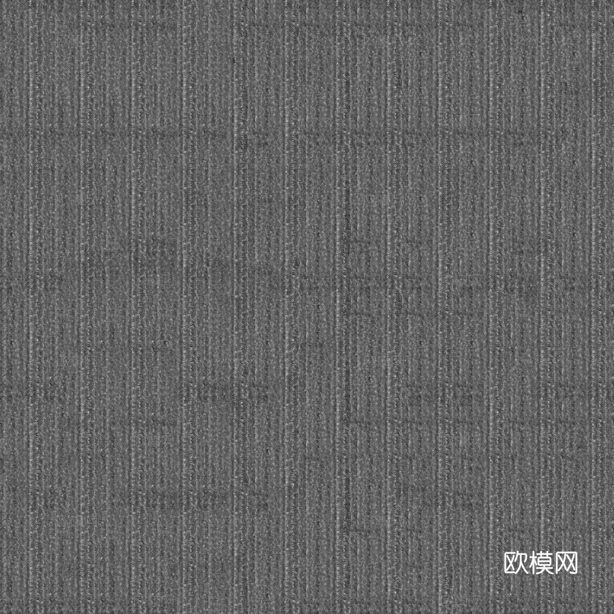 无缝蓝色布纹布料条纹PBR贴图 2k