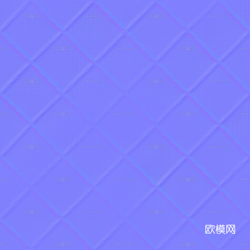 无缝米黄色线条花纹软包PBR贴图 1k