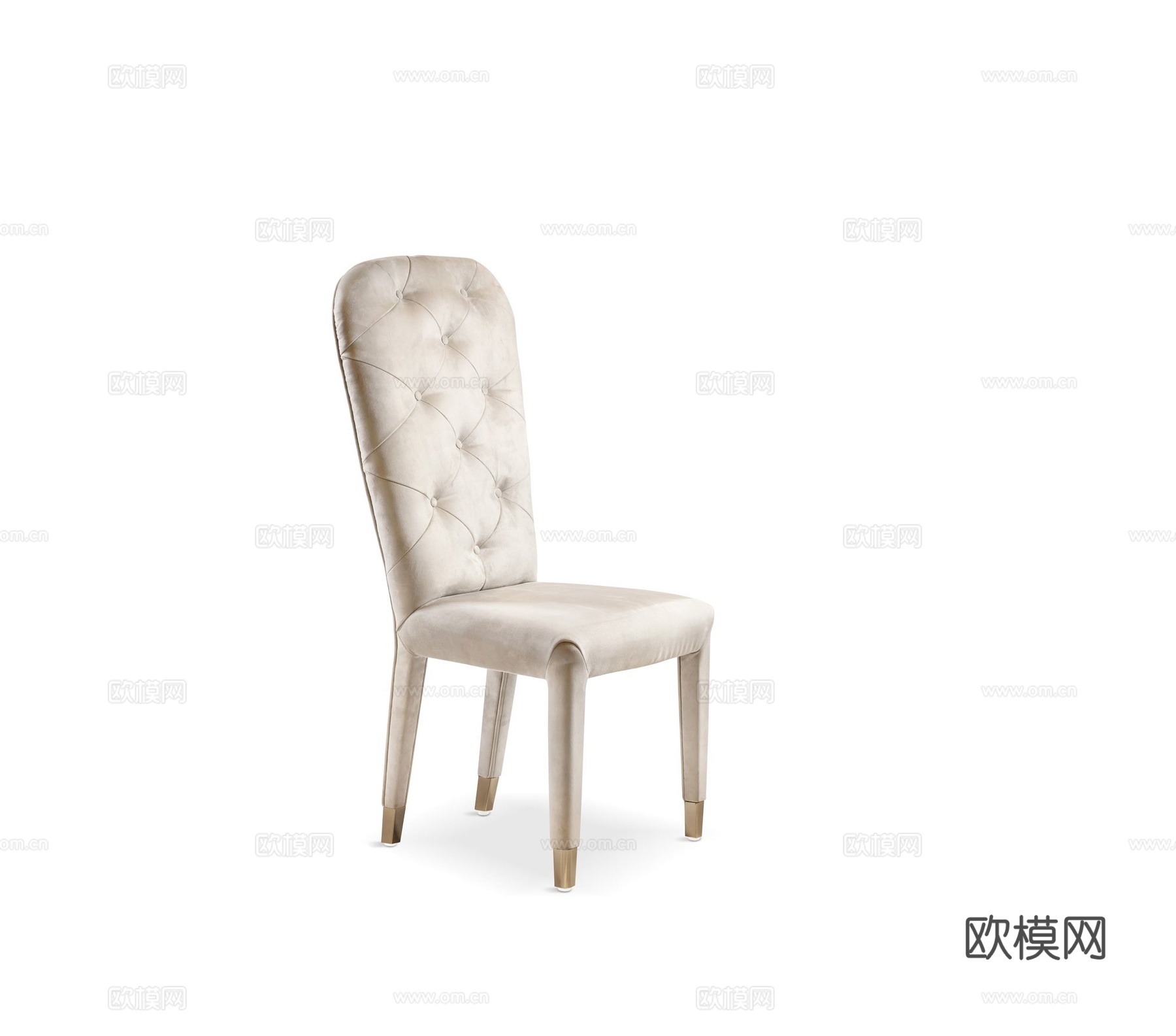 CANTORI 轻奢餐椅3d模型下载