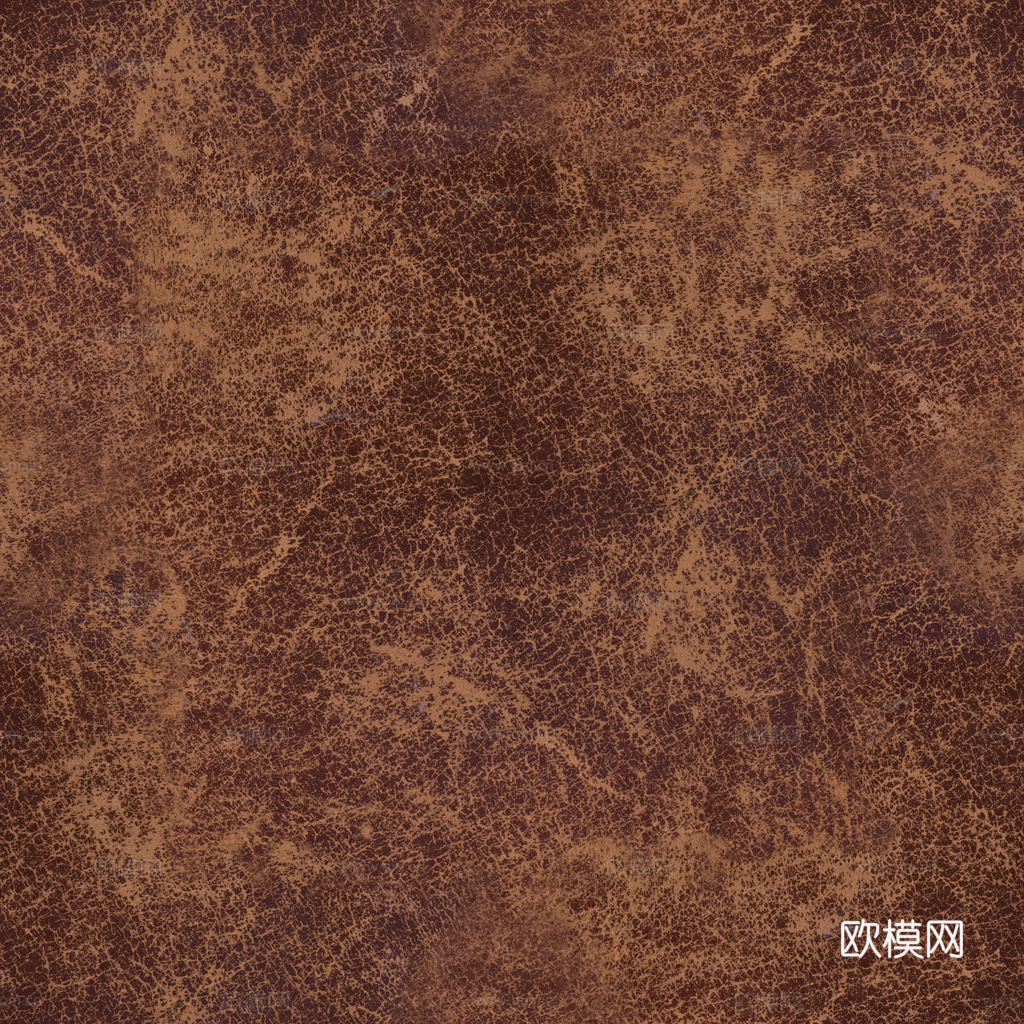 无缝复古做旧酒红色细纹皮革PBR贴图 1k