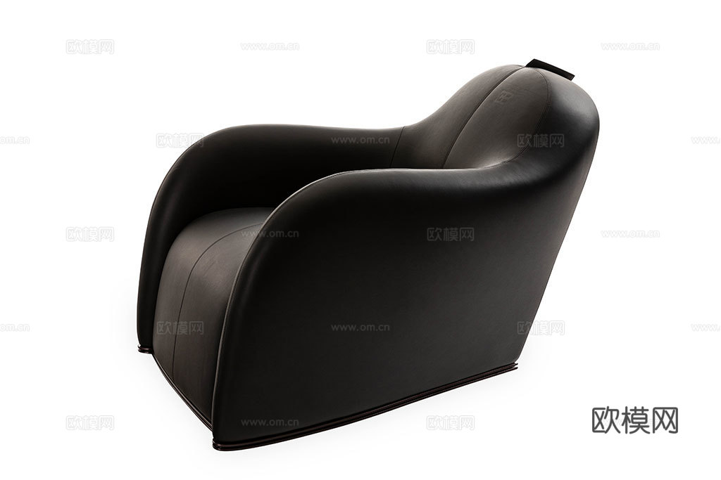 BUCATTI 意式单人沙发3d模型下载（渲染图3）