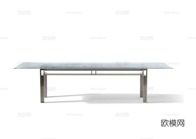 Cassina 长餐桌3d模型下载（渲染图1）