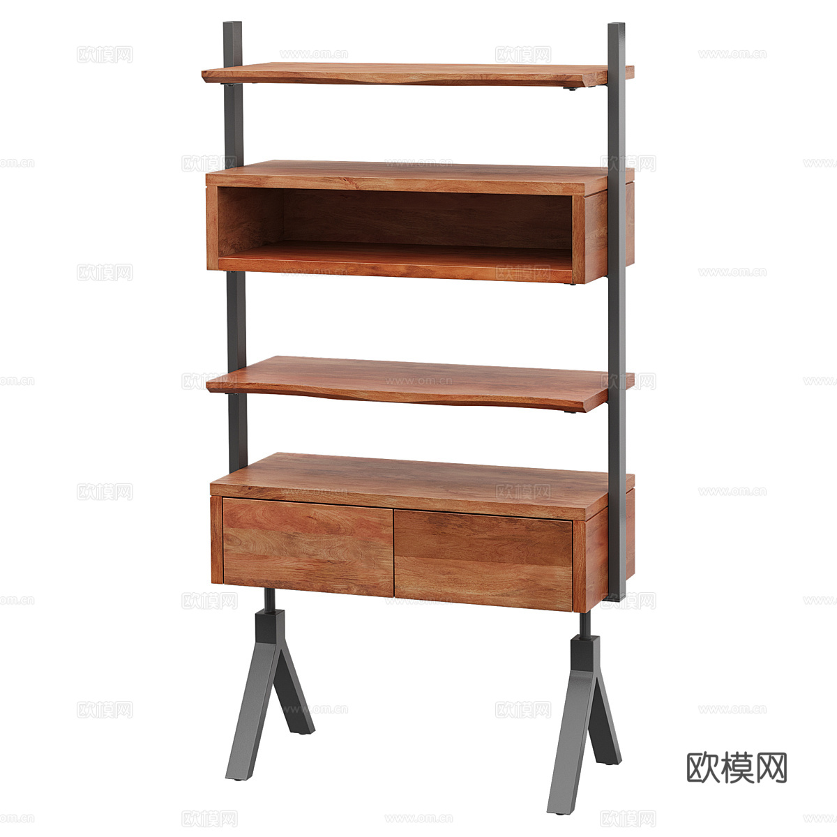 北欧简约装饰柜 装饰柜 展示柜3d模型下载