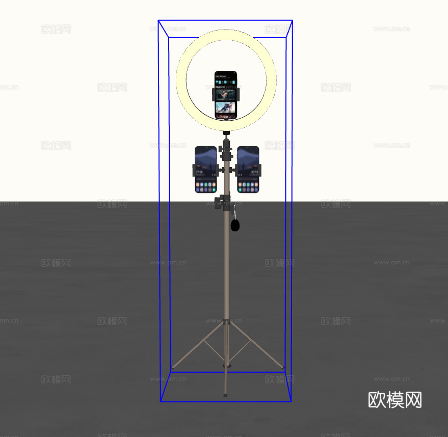直播手机支架su模型