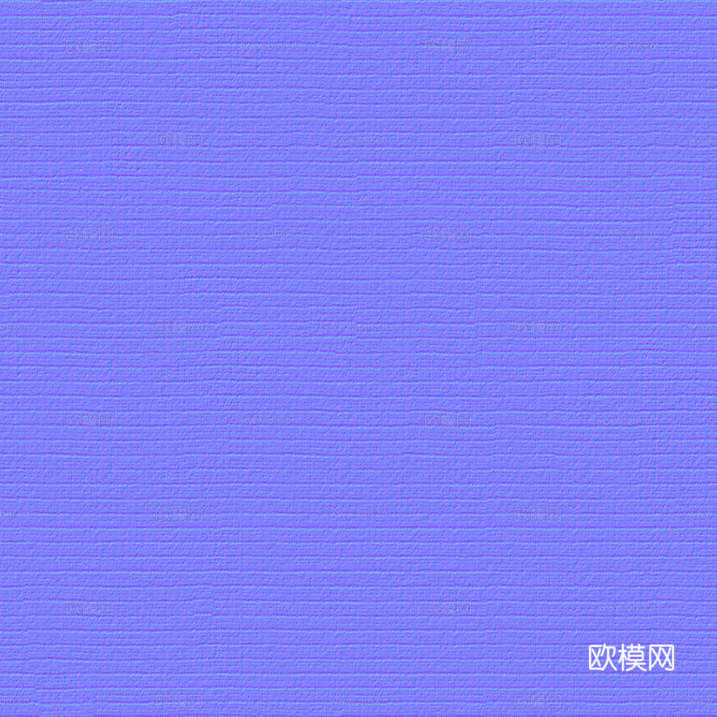 无缝苗布蓝色针织布纹布料PBR贴图 1k