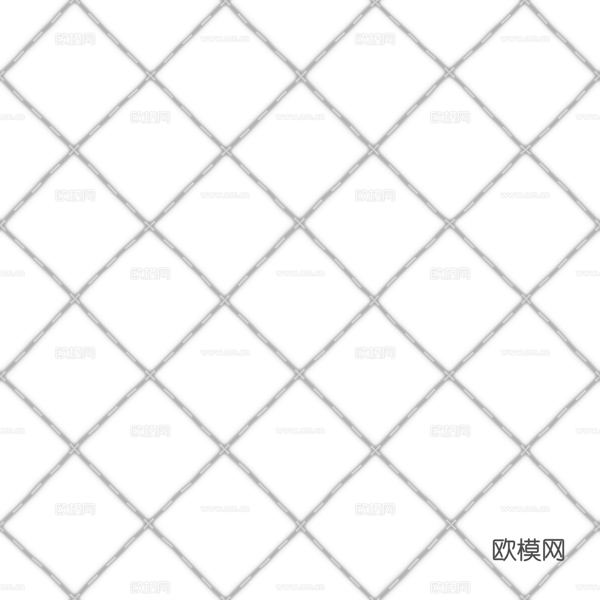 无缝米黄色线条花纹软包PBR贴图 2k