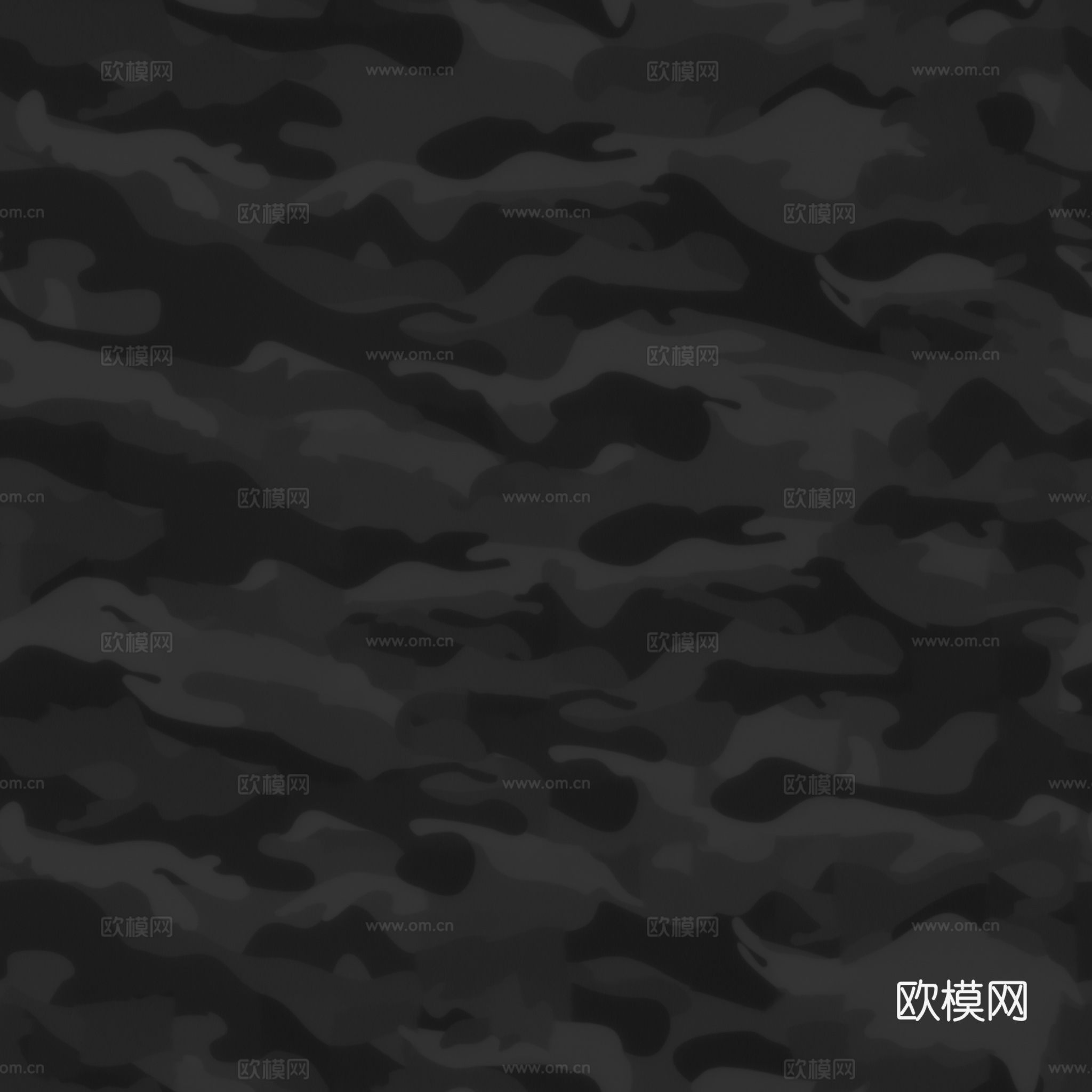 无缝迷彩花纹布纹布料PBR贴图 2k