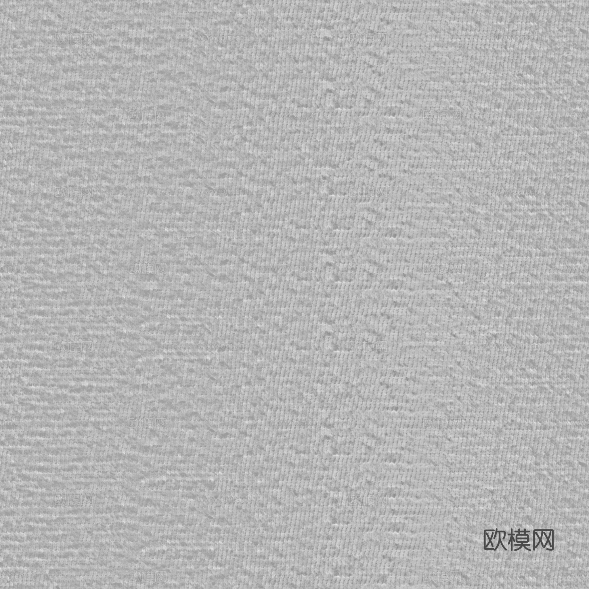 无缝蓝色布纹布料PBR贴图 2k