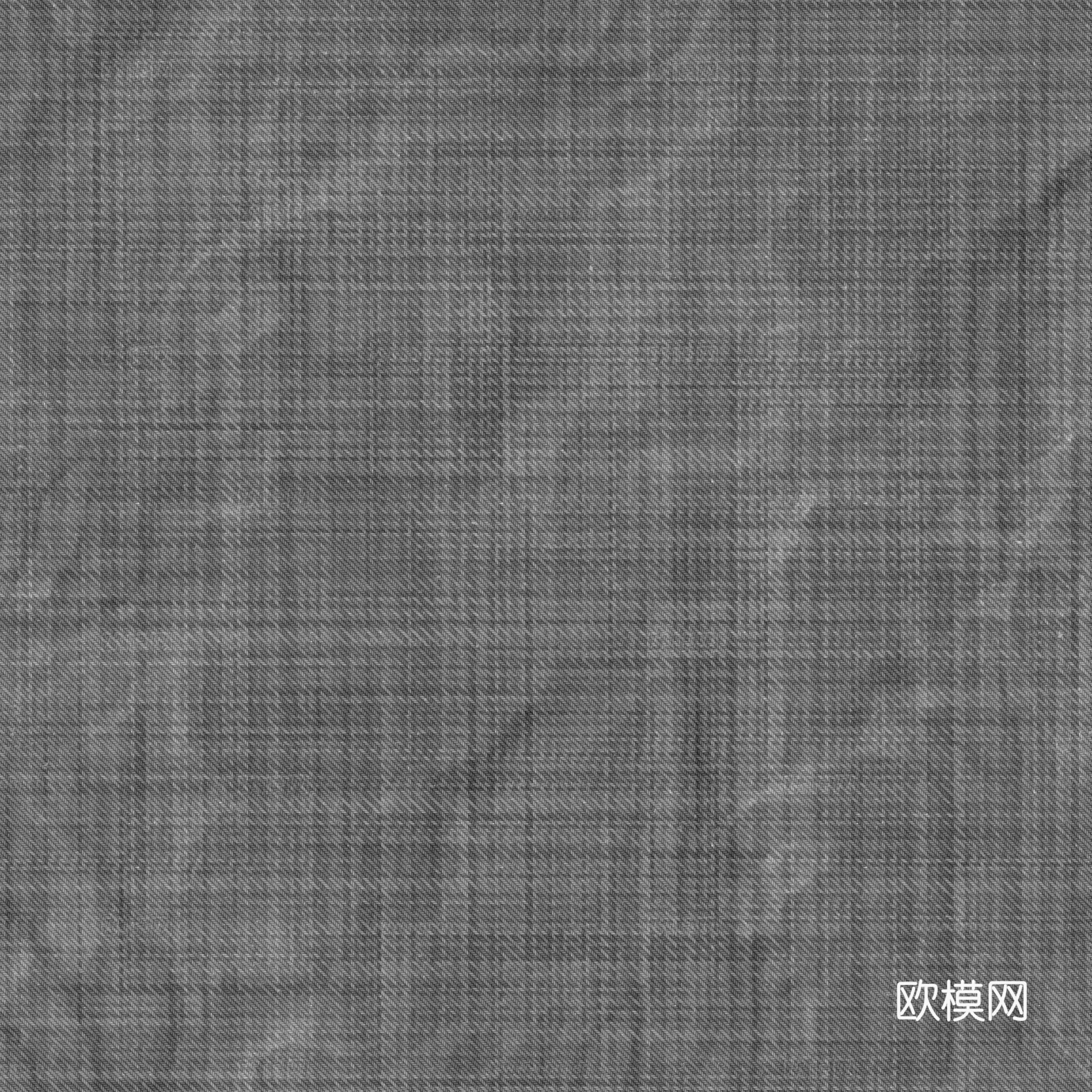 无缝拼色格子条纹布纹布料PBR贴图 2k