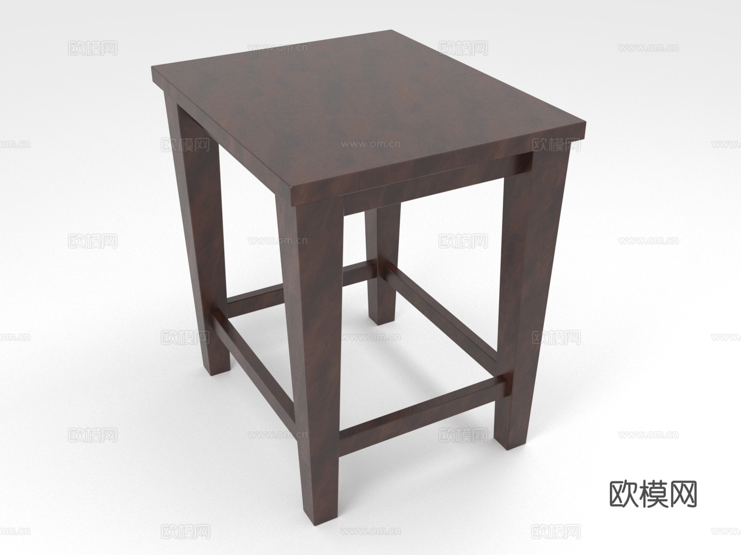 小方桌 实木桌 简约桌 边桌 角几3d模型