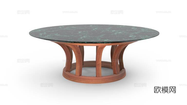 Cassina 组合茶几3d模型下载（渲染图2）