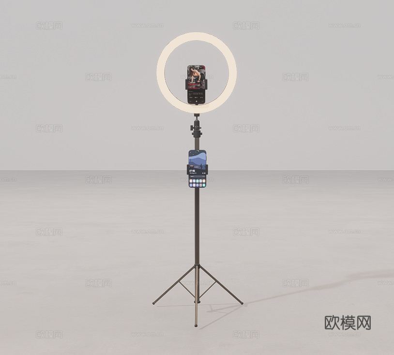 直播手机支架su模型