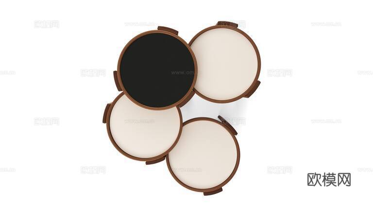 Cassina 边几3d模型下载（渲染图2）