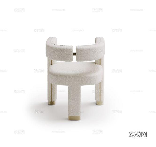 CAPITAL 意式餐椅3d模型下载（渲染图9）