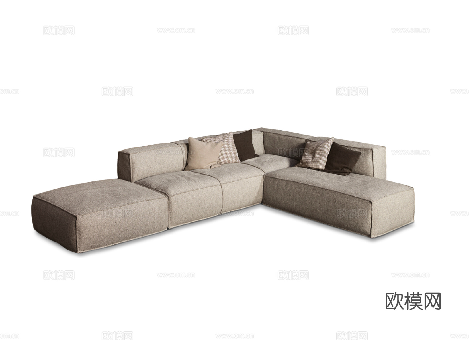 BONALDO 转角沙发3d模型下载