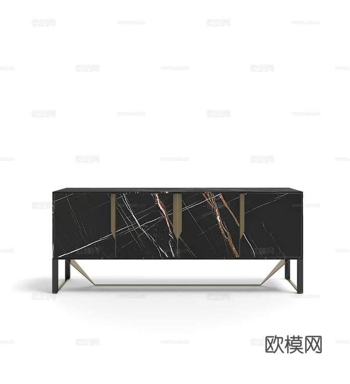 CAPITAL 轻奢电视柜3d模型下载（渲染图7）