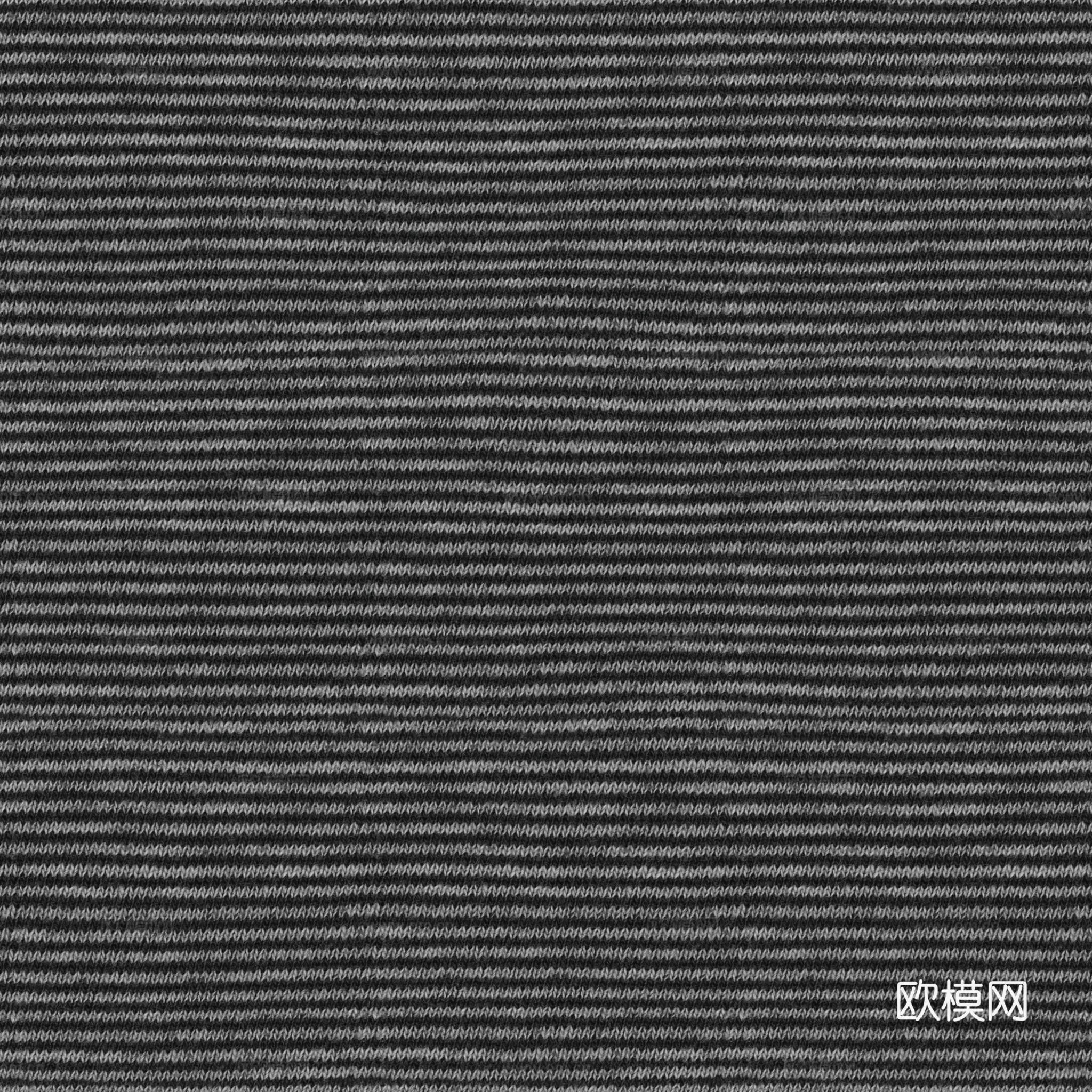 无缝青色布纹布料PBR贴图 2k