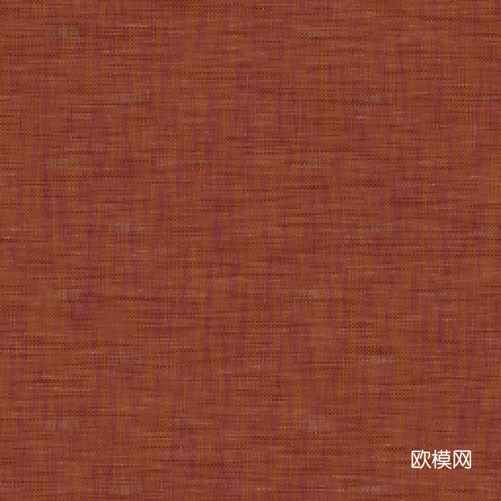 无缝红色布纹布料PBR贴图 1k