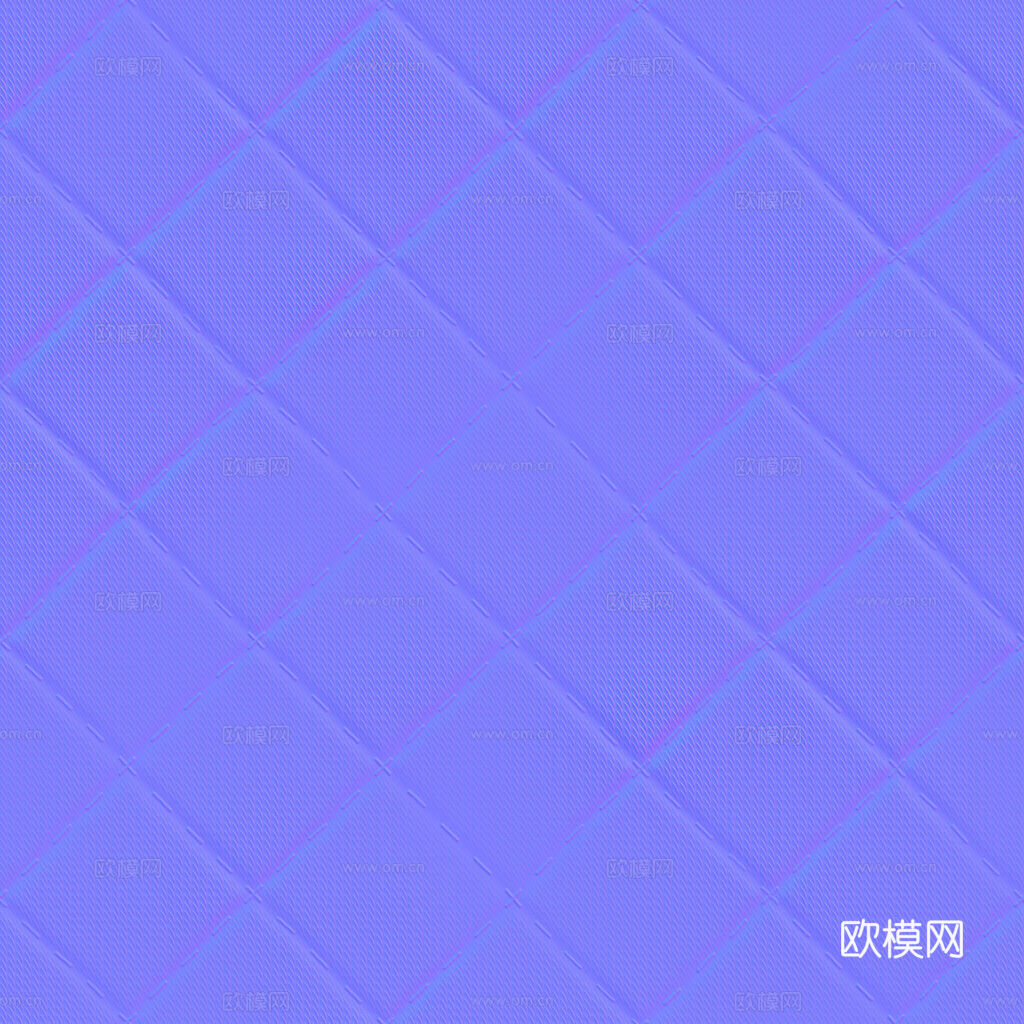 无缝米黄色线条花纹软包PBR贴图 1k