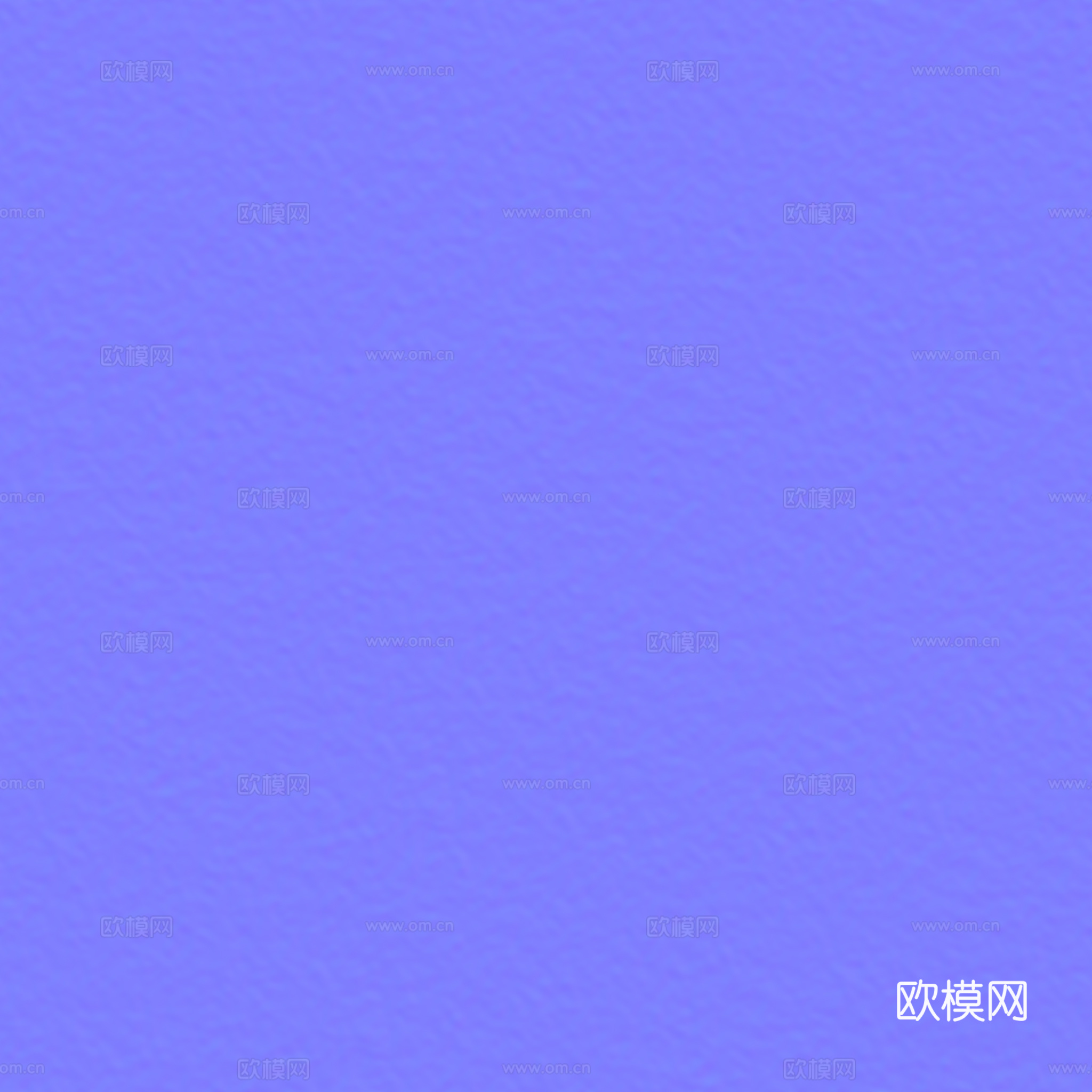 无缝蓝色布纹布料PBR贴图 2k