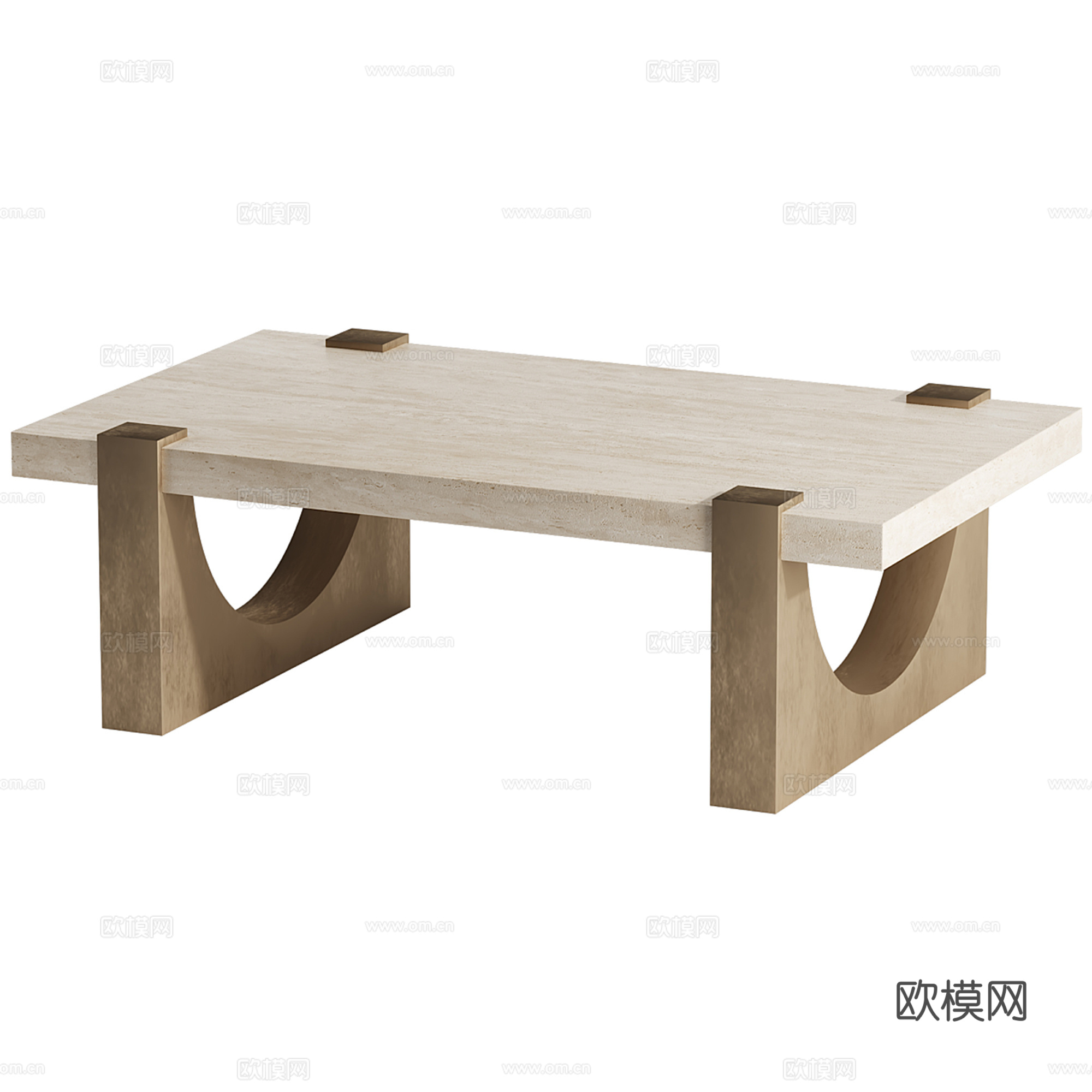 中古风茶几su模型