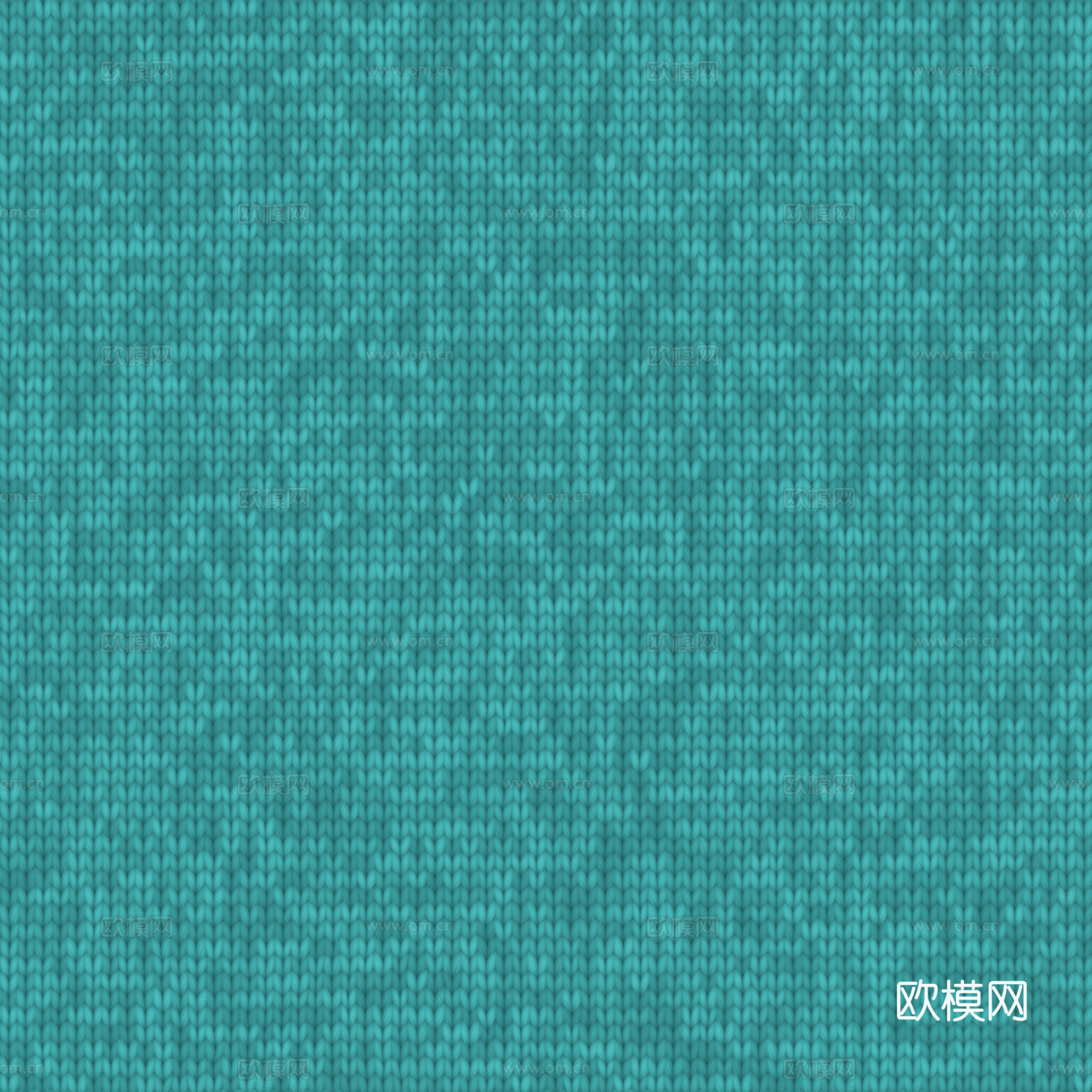 无缝青色布纹布料PBR贴图 2k