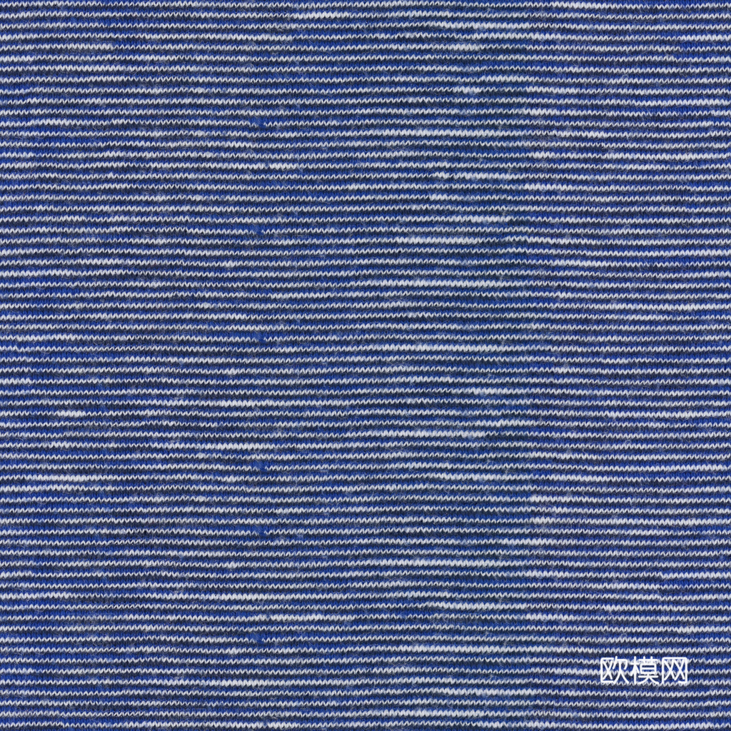 无缝蓝色布纹布料PBR贴图 1k