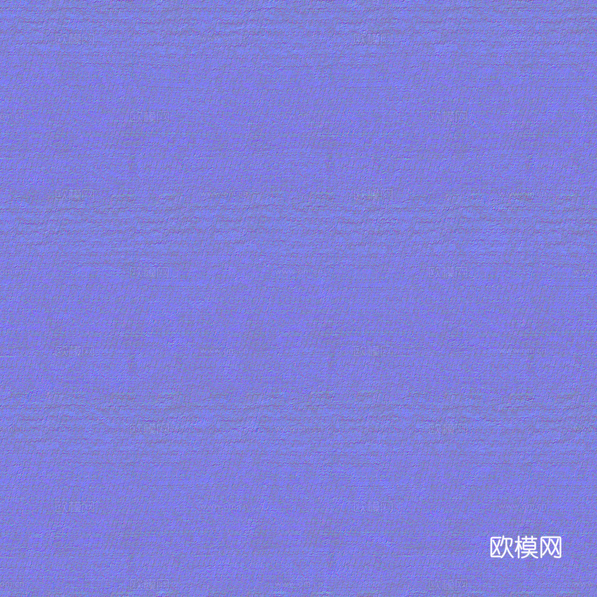 无缝青色布纹布料PBR贴图 2k