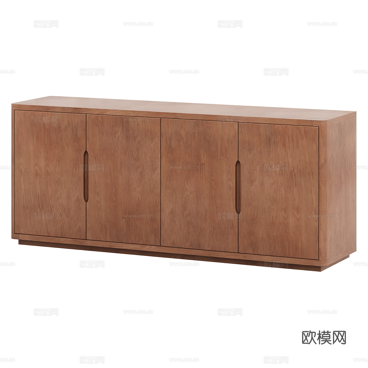 北欧简约电视柜 电视柜 简约电视柜 边柜 木质边柜3d模型下载