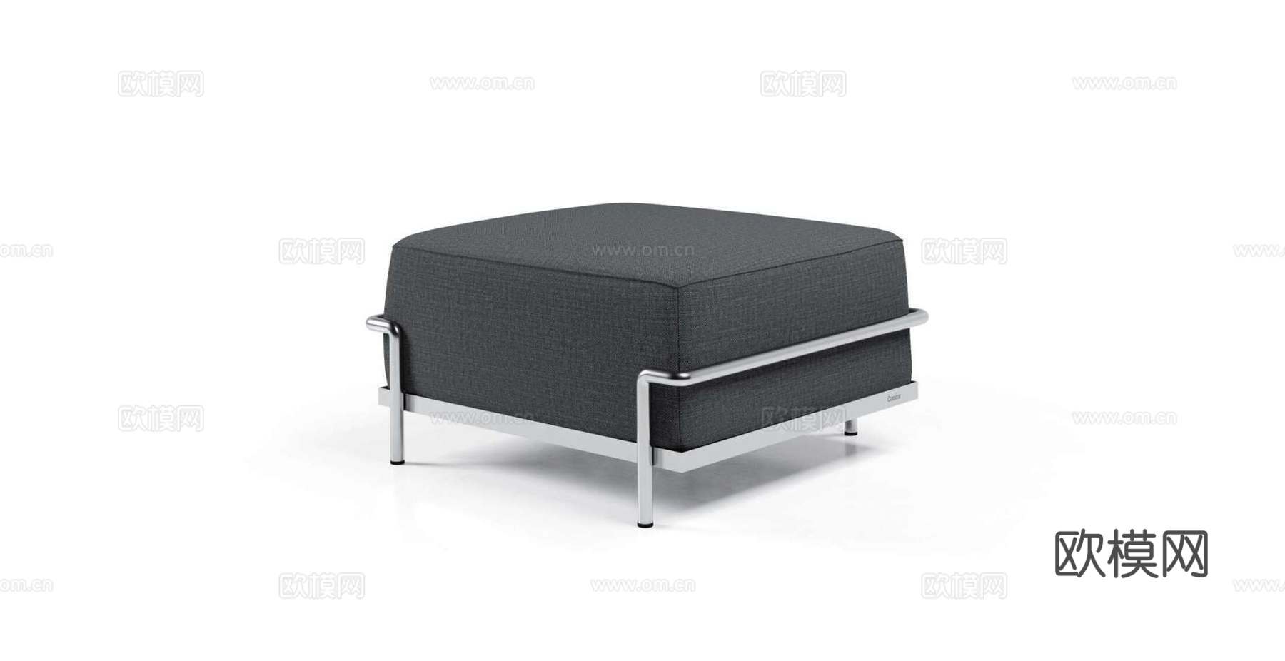 Cassina 沙发凳3d模型下载（渲染图1）