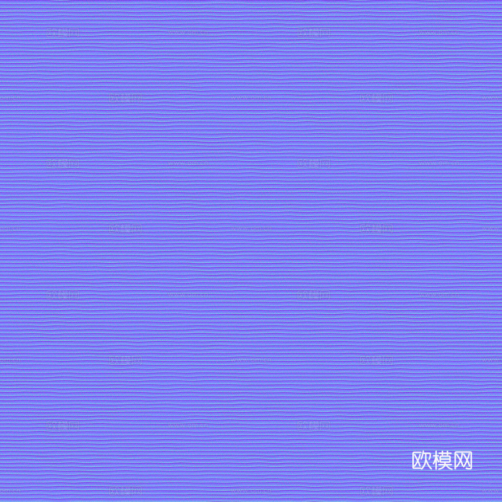 无缝蓝色布纹布料PBR贴图 1k