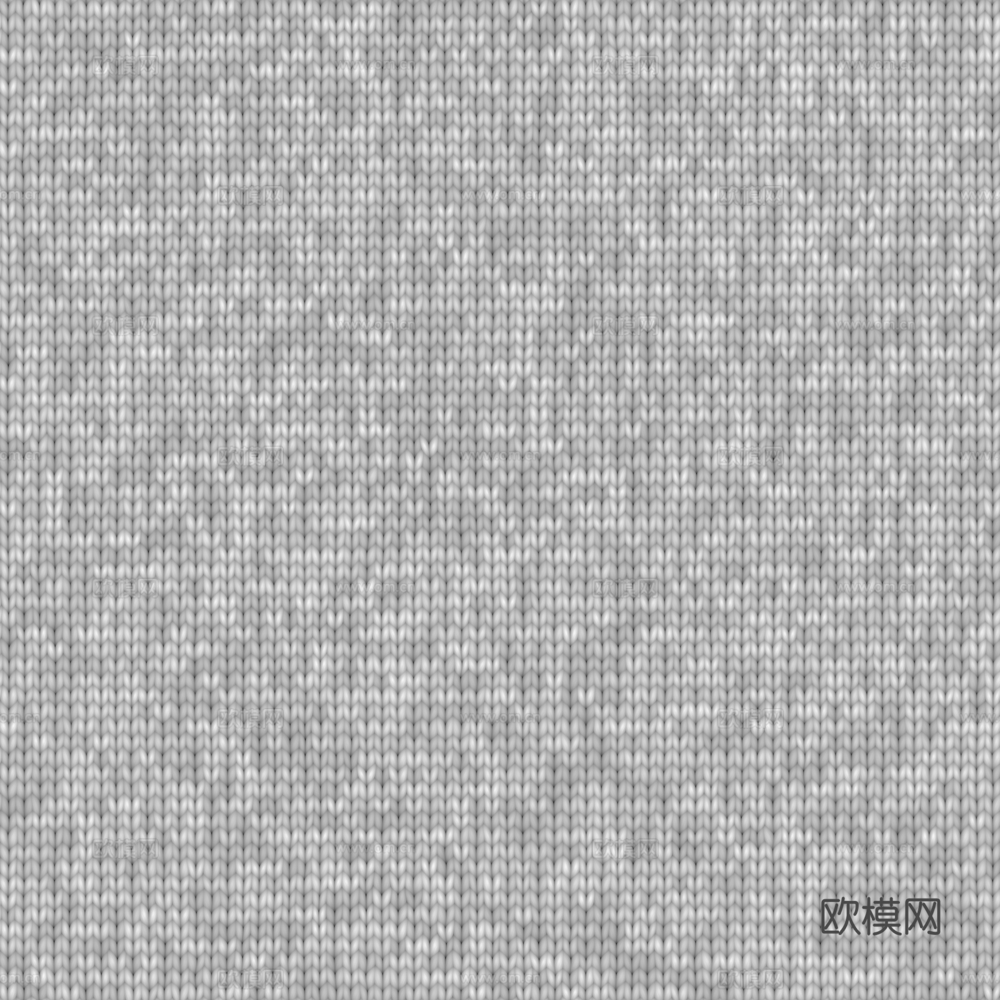 无缝青色布纹布料PBR贴图 2k