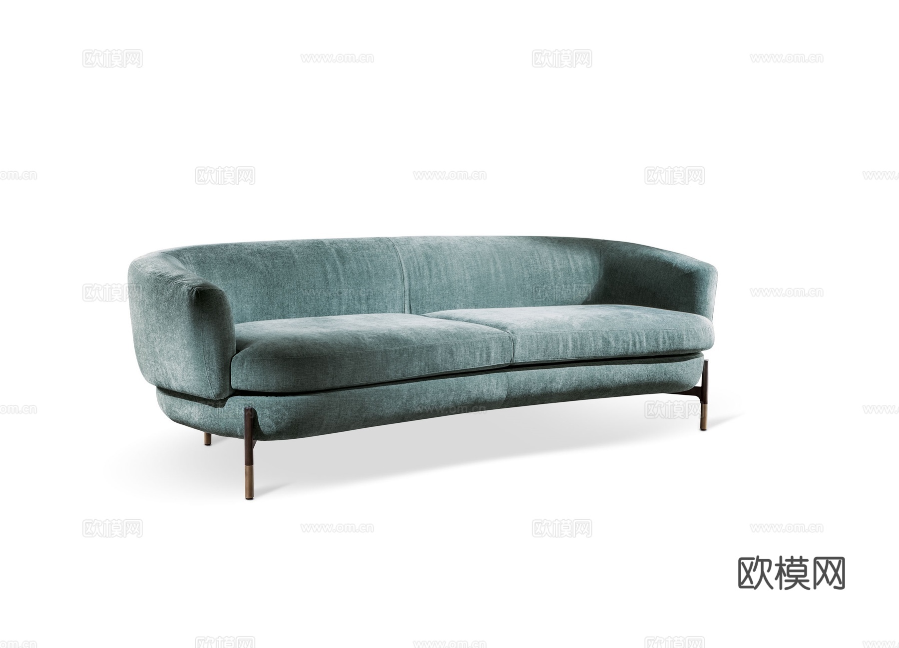 CANTORI 轻奢双人沙发3d模型下载（渲染图1）