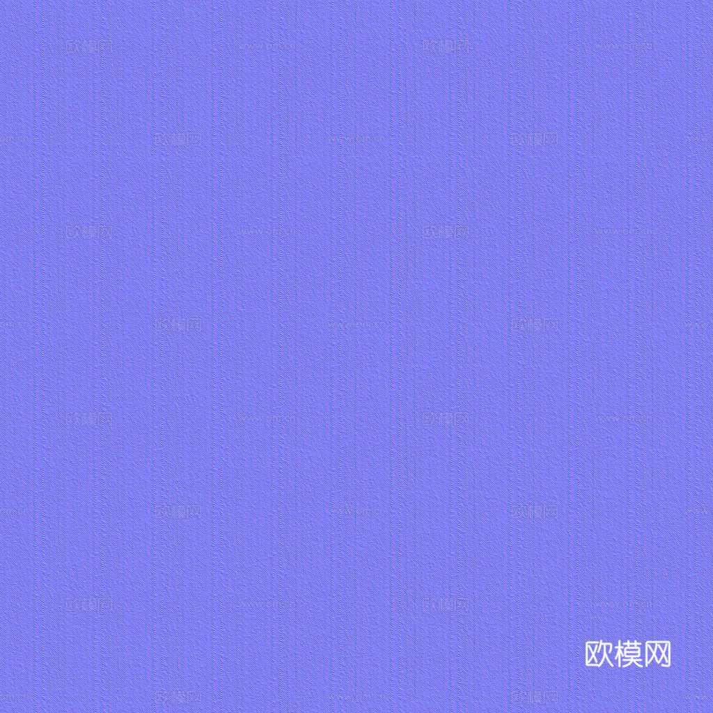 无缝蓝色布纹布料条纹PBR贴图 1k