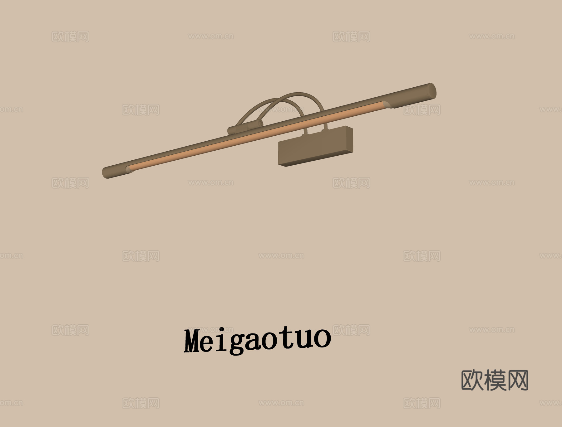 现代壁灯 镜前灯 画灯su模型