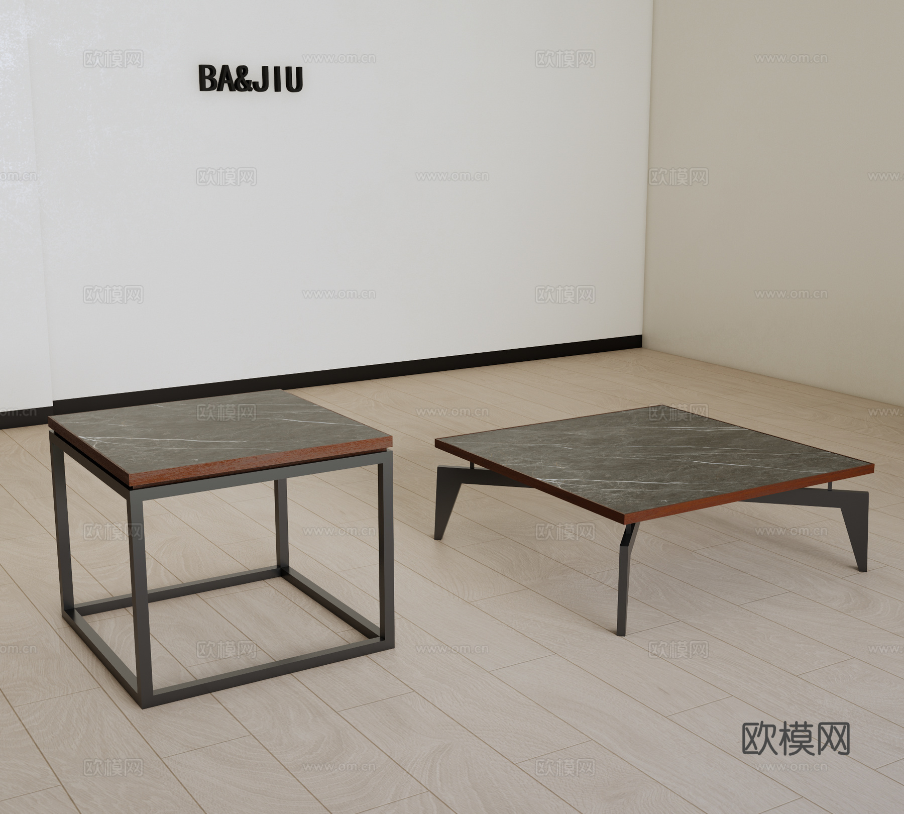 茶几 方几 边几su模型