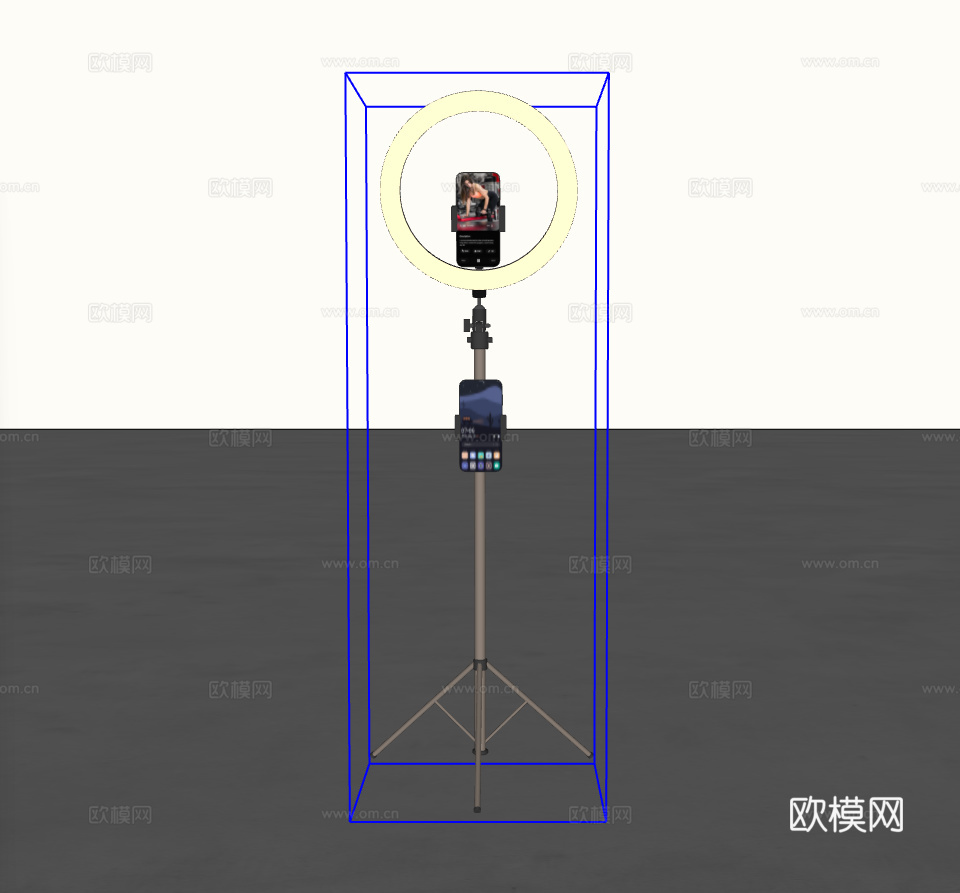 直播手机支架su模型