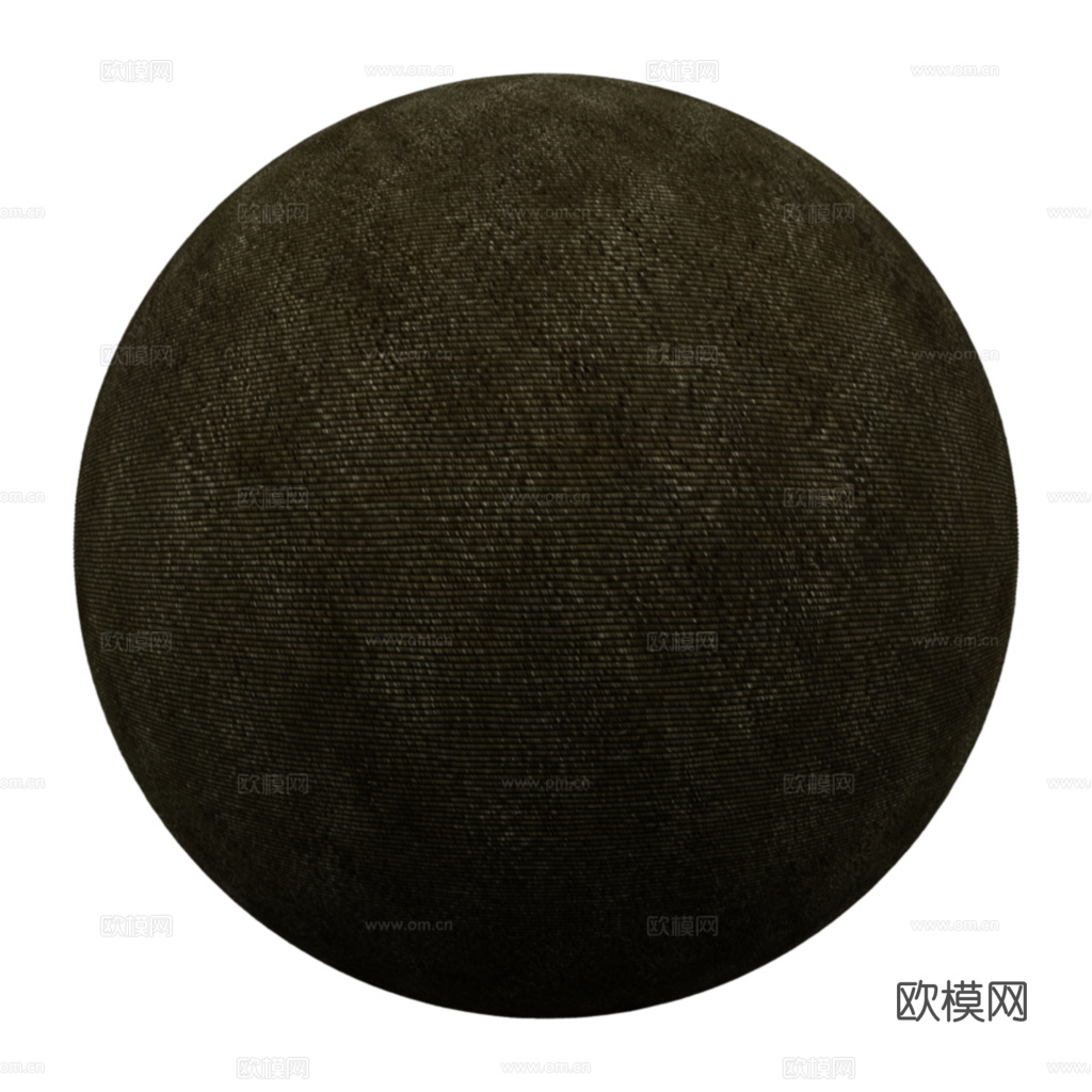 无缝棕黑色布纹布料PBR贴图 2k