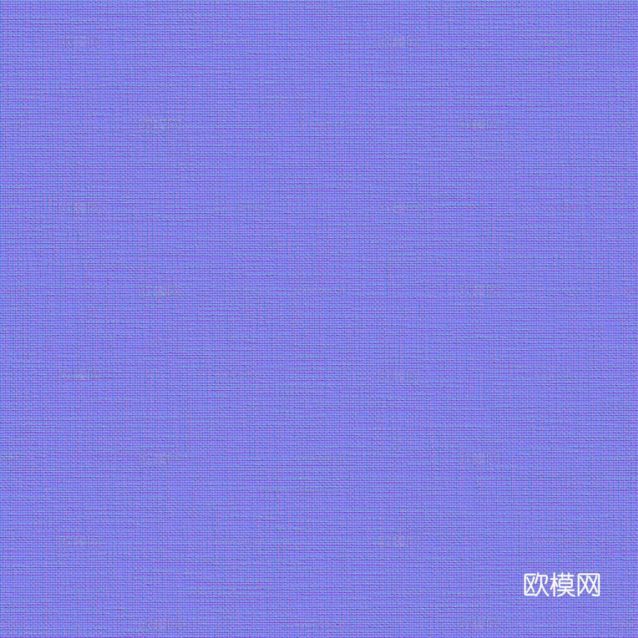 无缝绿色布纹布料PBR贴图 2k