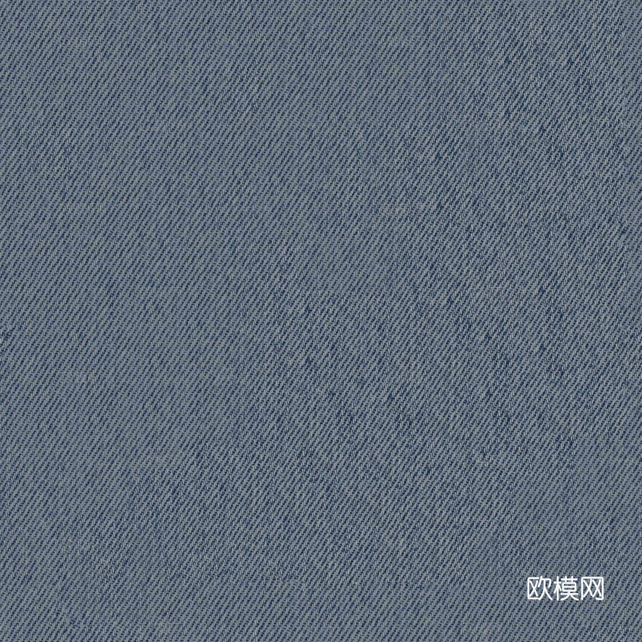 无缝灰蓝色布纹布料PBR贴图 2k