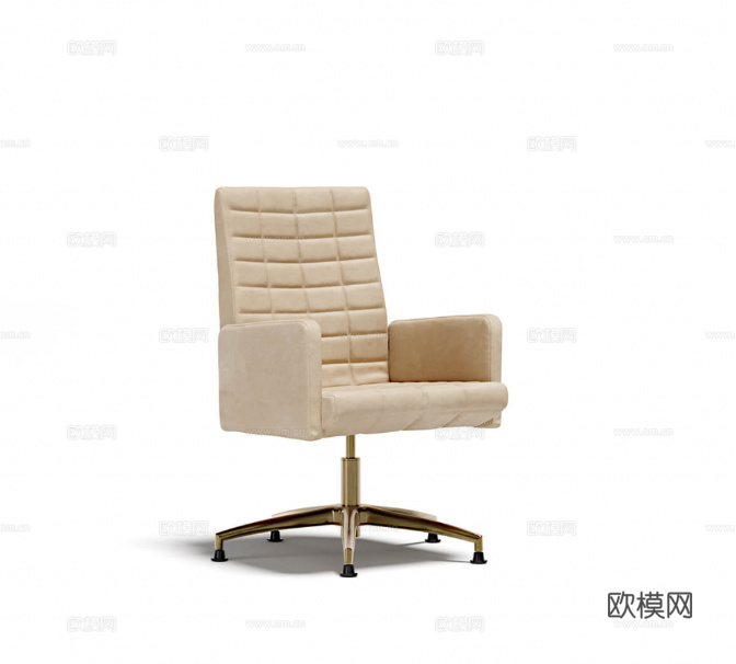 CAPITAL 意式办公椅3d模型下载（渲染图1）
