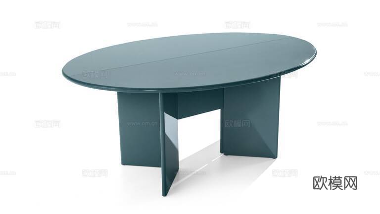 Cassina 烤漆餐桌3d模型下载（渲染图4）