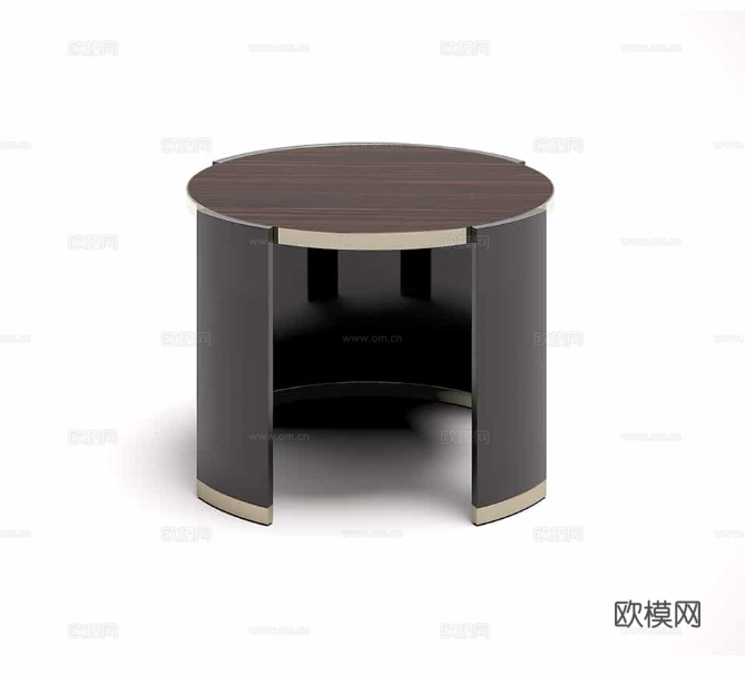 CAPITAL 意式边几 圆几3d模型下载（渲染图3）