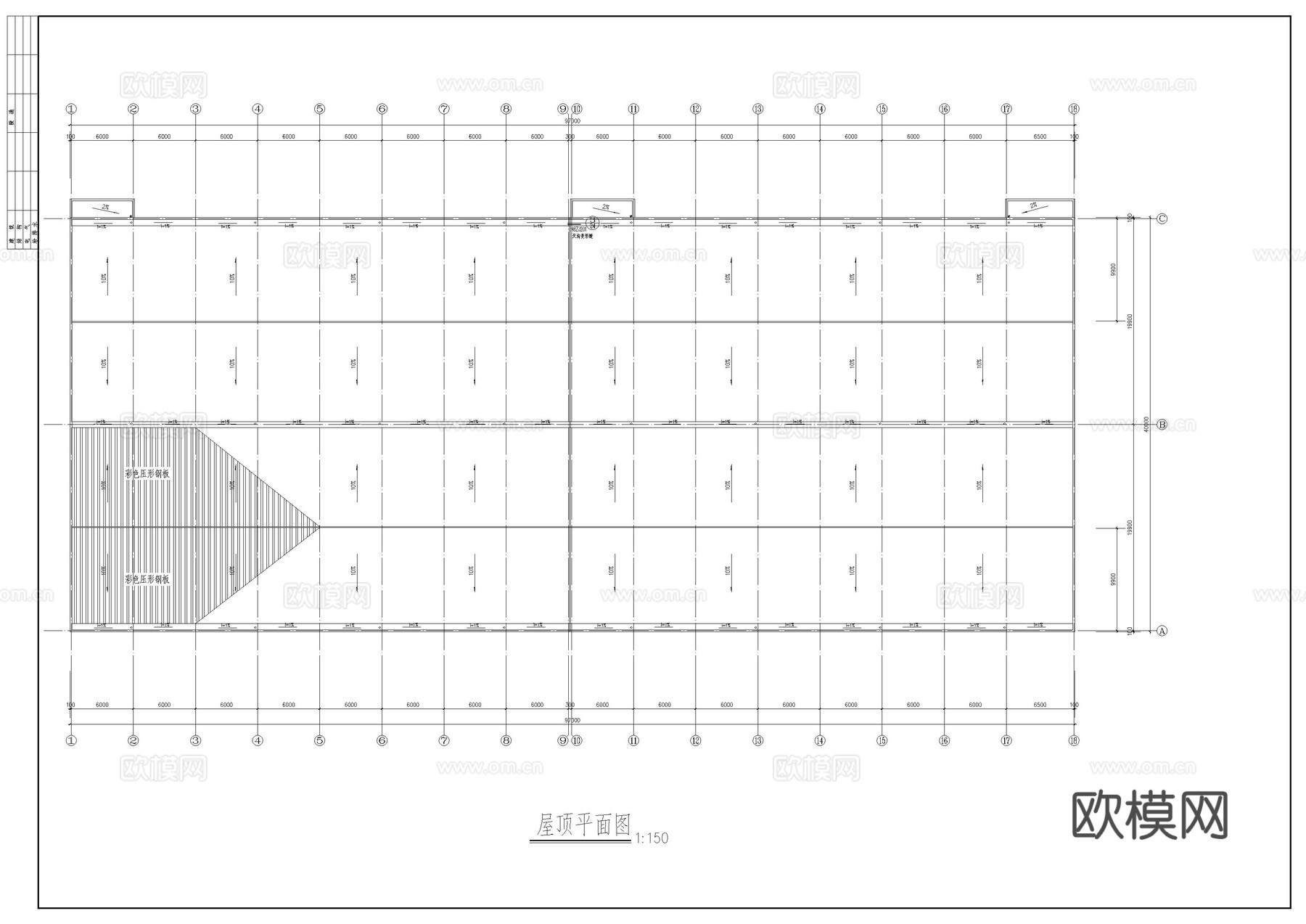 家具厂房施工图cad施工图