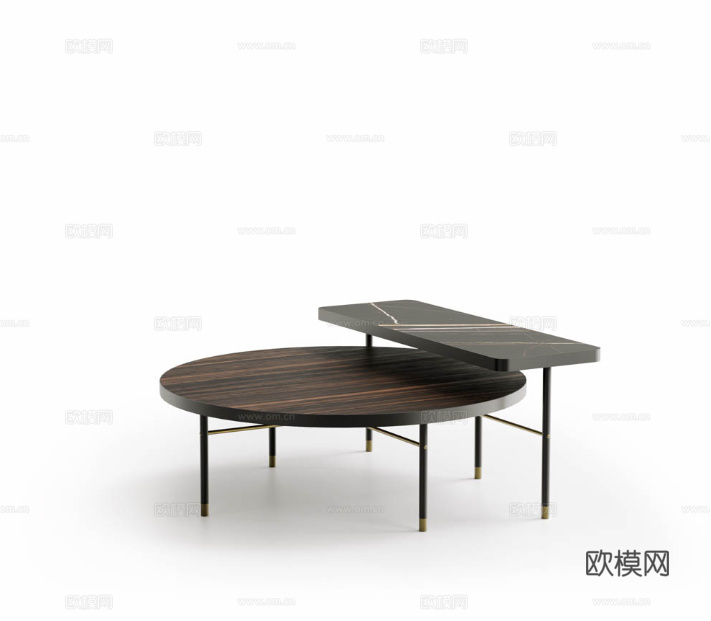 CAPITAL 意式茶几3d模型下载（渲染图1）