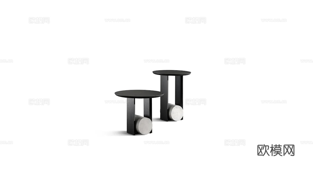 BONALDO 边几 角几3d模型下载（渲染图1）