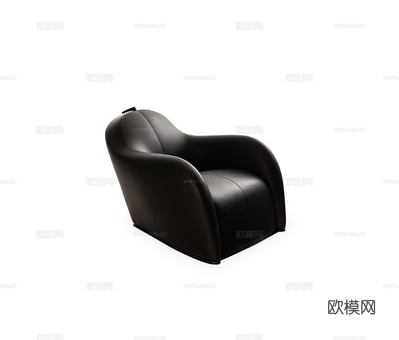 BUCATTI 意式单人沙发3d模型下载（渲染图1）