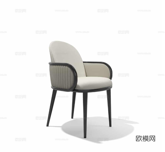 CAPITAL 意式餐椅3d模型下载（渲染图6）