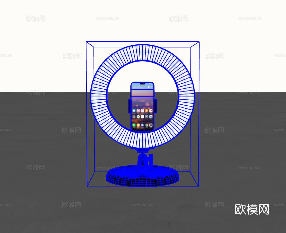 直播手机支架su模型